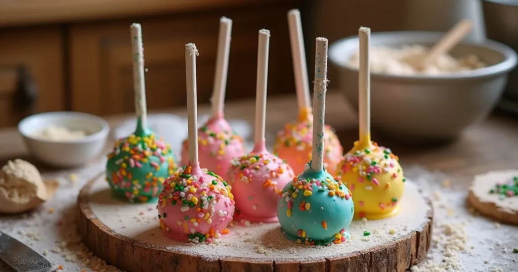 birthday cake pops